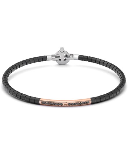 Bracelet Baraka Man Cyborg Titanium in Ceramic Diamante Black 0.2 Ct BR373501RODN210022 - BR373501RODN210022